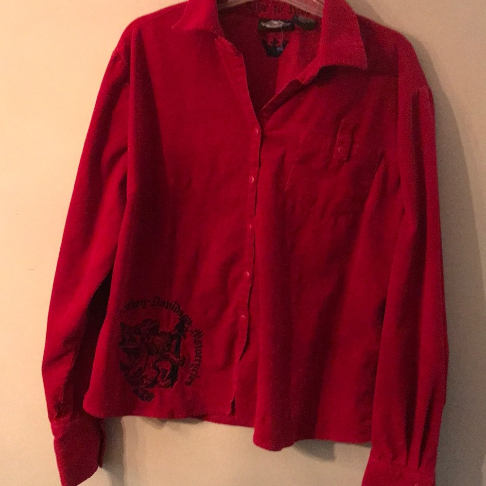 Harley-Davidson Women’s Corduroy Shirt Size XLarge